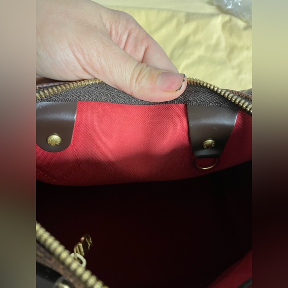 ***SOLD Louis Vuitton Speedy Bandoulière 25 in Damier Ebene - Picture 11 of 12